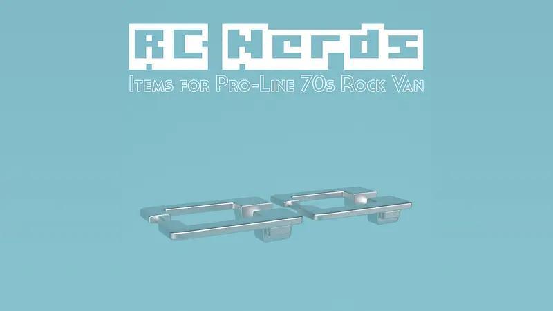 Door handle for Pro-line ’70s Rock Van​ Clear Body