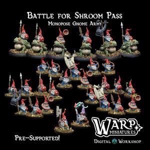 Battle for Shroom Pass – Monopose Gnome Army
