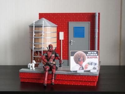 Mini Rooftop playset /diorama scale 1:12 for 6″ AF