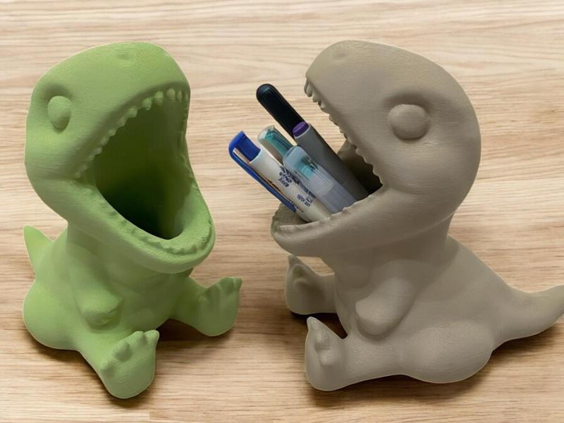 Dinosaur Pencil Holder / T-REX / Dino