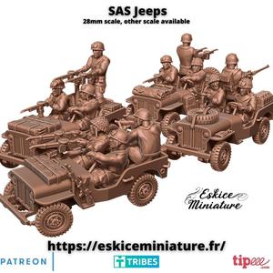 SAS Jeeps – 28mm