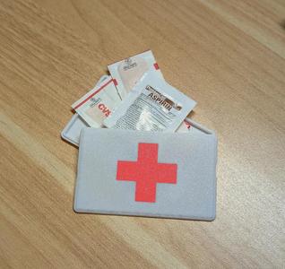 Card-Sized Case For Wallet (First Aid Kit)   