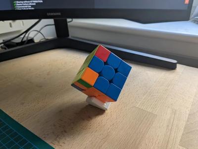 Simple cube holder stand   