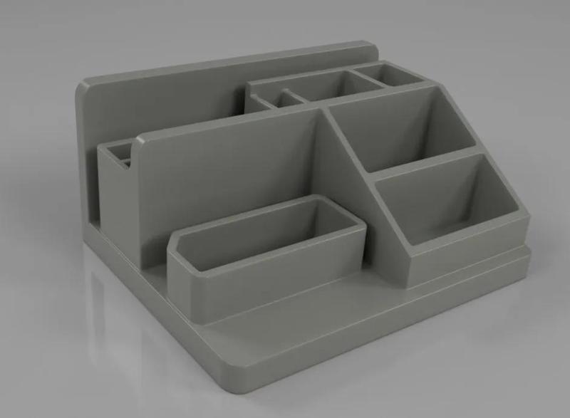 Tiered Desk Organizer – Multi-Level Storage for Pens, Notes, Cards & Office Tools   