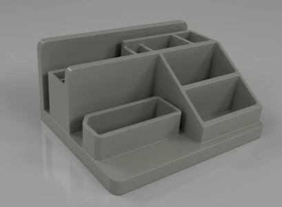 Tiered Desk Organizer – Multi-Level Storage for Pens, Notes, Cards & Office Tools   