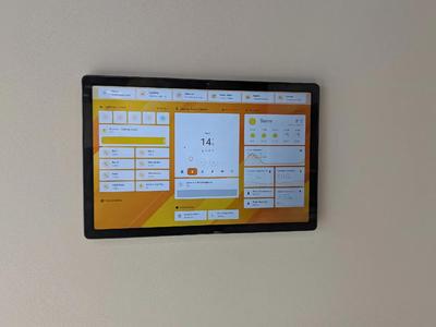 Minimal Tablet Wall Mount System   