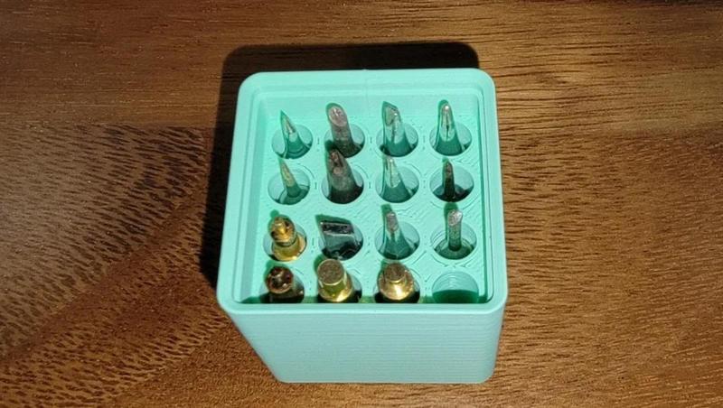Gridfinity Soldering Tip Bin   