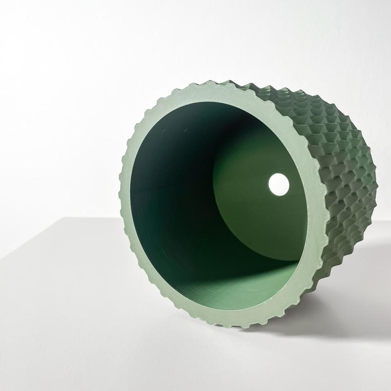 The Ondir Planter Pot with Drainage Tray & Stand Included | Modern and Unique Home Decor