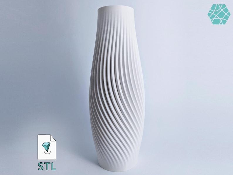 Floor Vase STL to download and 3D print | Stl File For 3D Printers |  Homedecor Vase "Meek"