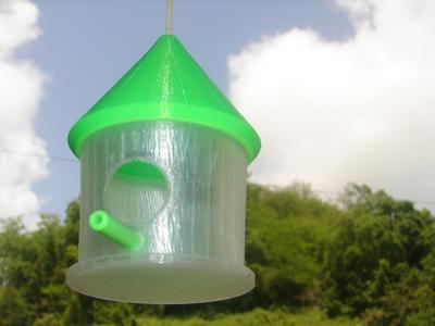 Nesting box or house for small birds