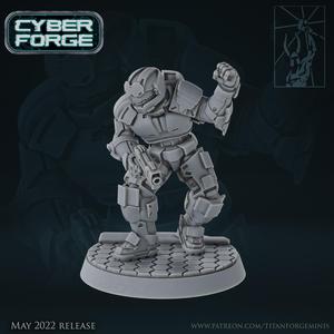 Cyber Forge Red vs Blue Blueone