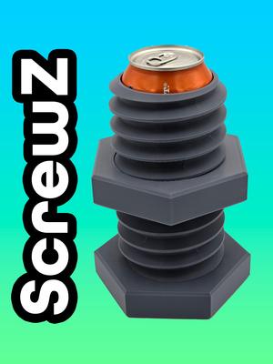 ScrewZ Koozie – The Functional Screw Can Koozie