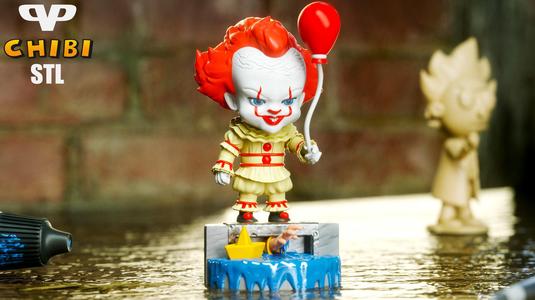 Pennywise Chibi for 3D Printing STL