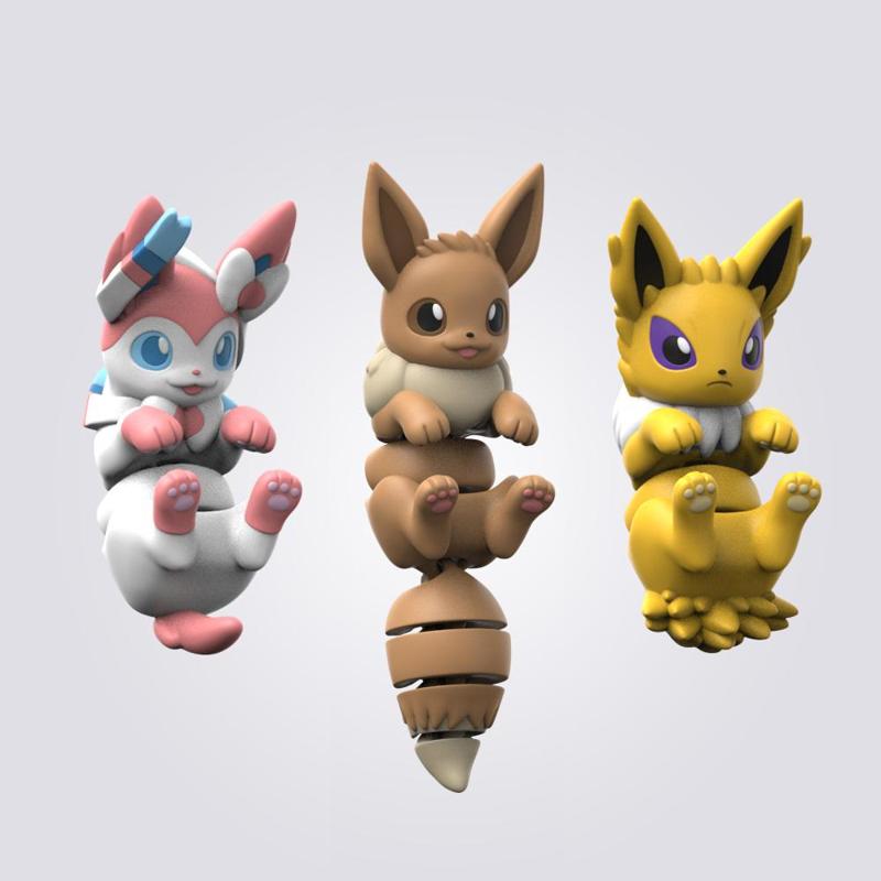 Flexi Eevee, Sylveon & Jolteon