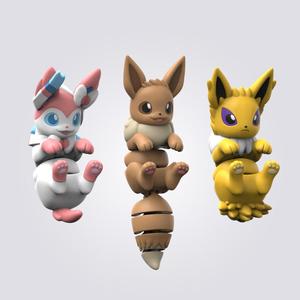 Flexi Eevee, Sylveon & Jolteon