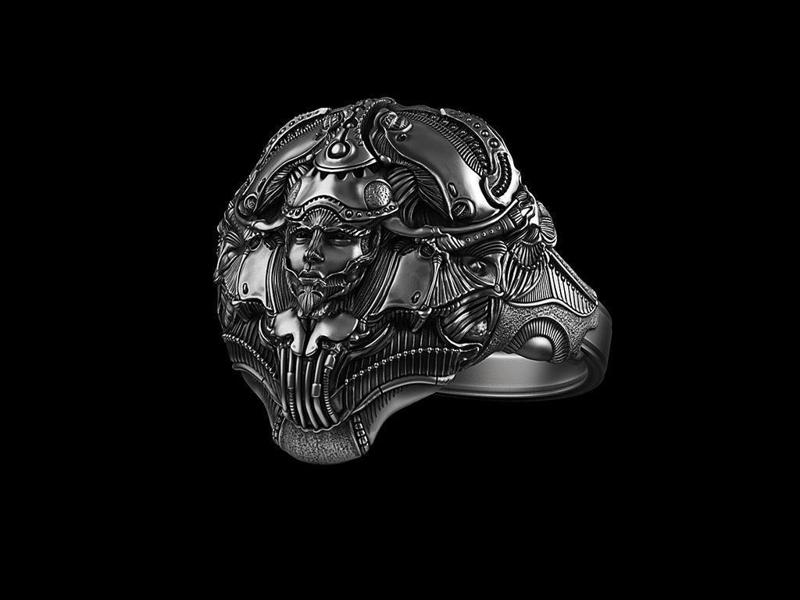 Ring Of Sheen Biomechanics Head 3D printing STL 3D print model