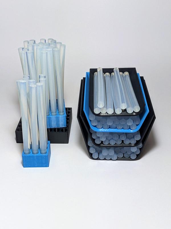 Hot Glue Gun Mini 7mm Glue Stick Grid & Tray Collection