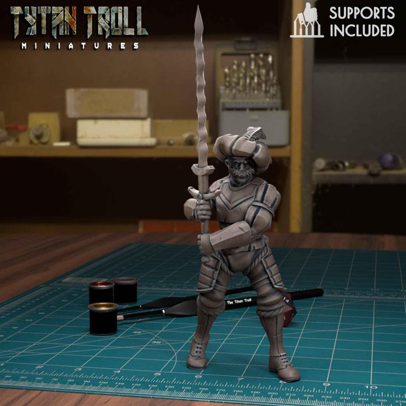 Mercenary Landsknecht Soldier 03 [Pre-Supported]
