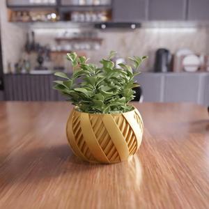 3D Decorative Flower Pot or Bowl as a Stl File & Serving Bowl, Decorative Bowl, Sugar Bowl, Planter Pot, 3D Printing, Clay Pot