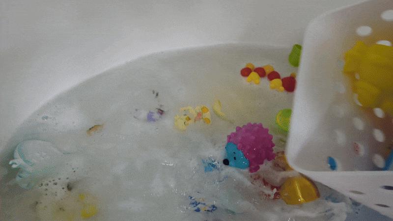 Pool, Bath Toy Collector & Storage Basket