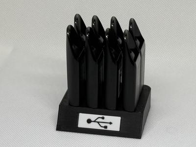 USB Holder with Label