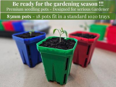 85mm Premium Seedling pots-Fit standard 1020 tray