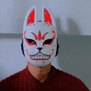 Genba Kazama Fox Mask – The Elusive Samurai Cosplay Props