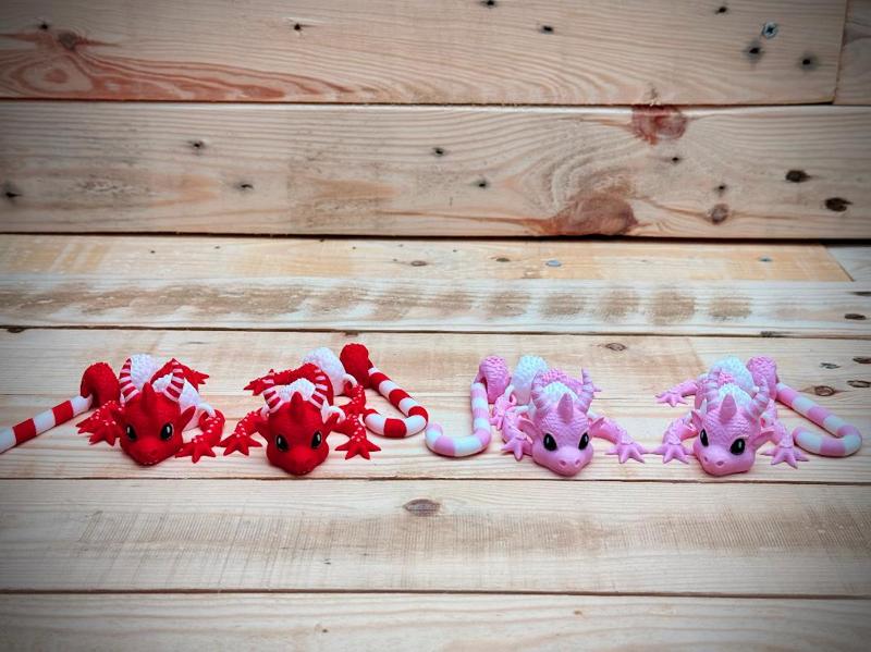 Mini Candy Cane Dragon