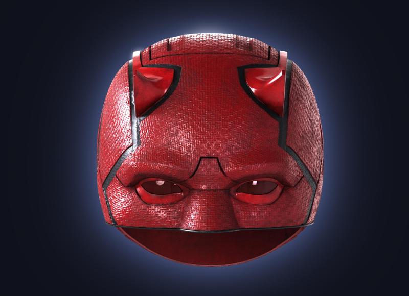 DAREDEVIL BORN AGAIN COWL MATT MURDOCK 3D PRINT HELMET MASK