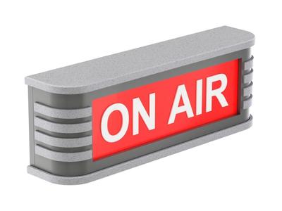 Printable Vintage On Air Sign