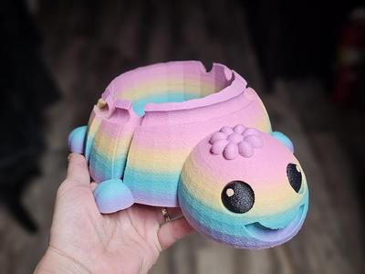 Cute Turtle Planter STL