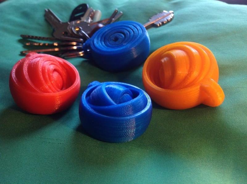 gyroscopic relaxing keyring – 6 rings