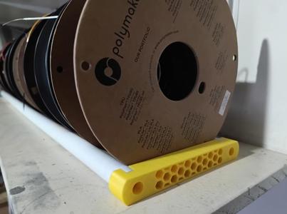 Simple Multi-Spool Rack for 1/2 Inch PVC
