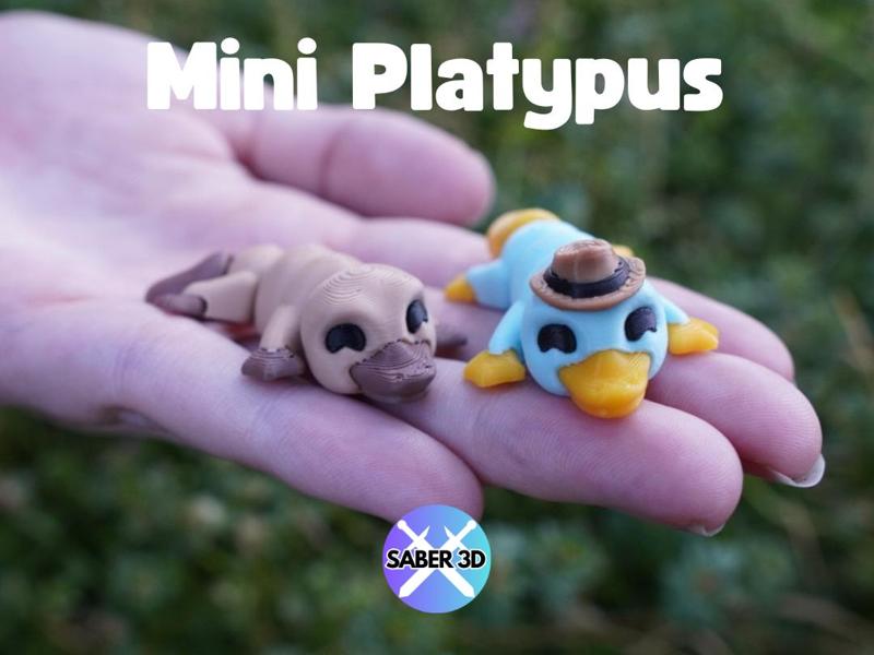 Mini Articulated Platypus (and Perry the Platypus)