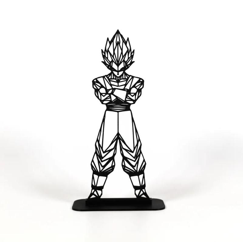 Geometric Low Poly Vegeta