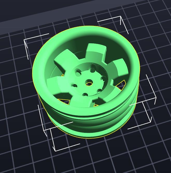RC FJ Cruiser Wheel, Widened