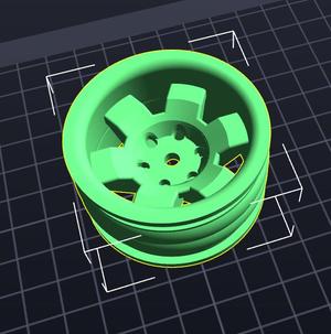 RC FJ Cruiser Wheel, Widened