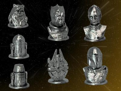 Star Wars Special pawns set for boardgames