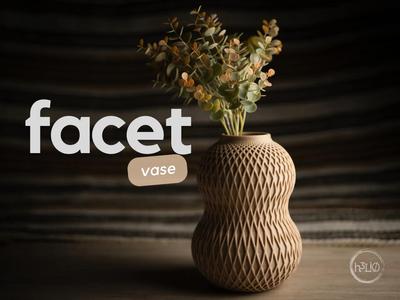 facet · vase