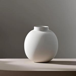 Round Minimalist Vase