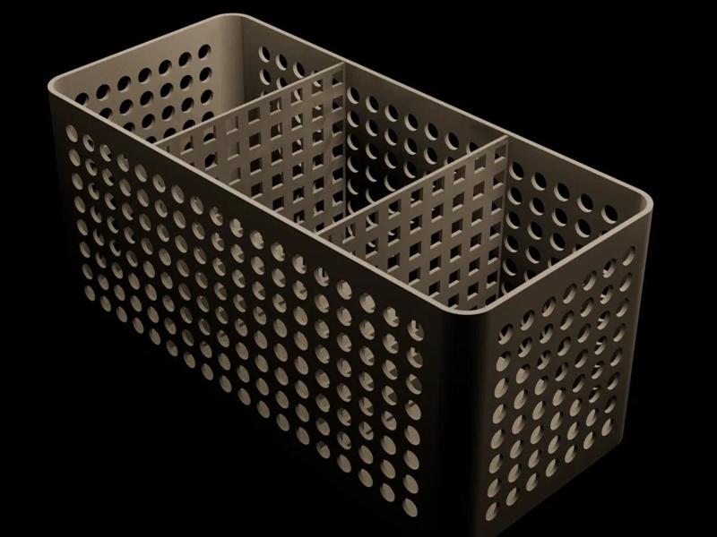 A storage box for hair combs, hair ties and clips for ‘Xiao Mian Ao’ (a Chinese term of endearment for a child, literally meaning ‘little cotton jacket’)
