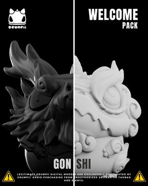 Grumpii 3D Printable Art Toy – Welcome Pack