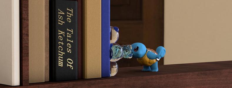 Squirtle Bookend – Pokémon Starter Series