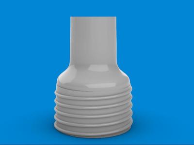 Dust collector hose to Shop-Vac hose adapter