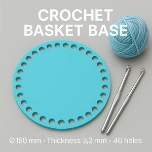 Crochet Basket Base – 3D Printable Model