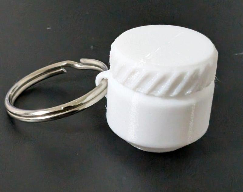 Another Pill Box Key Chain