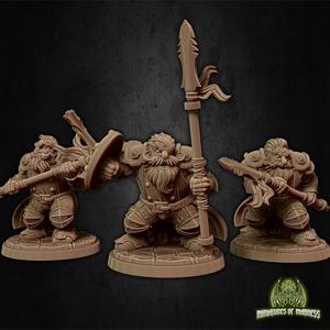 Dwarf Soldier Set 2 [PRE-SUPPORTED]