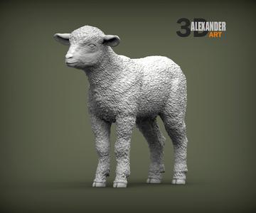 Lamb 3D print model