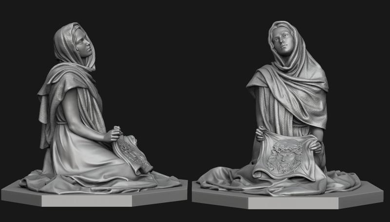 Saint Veronica Statue