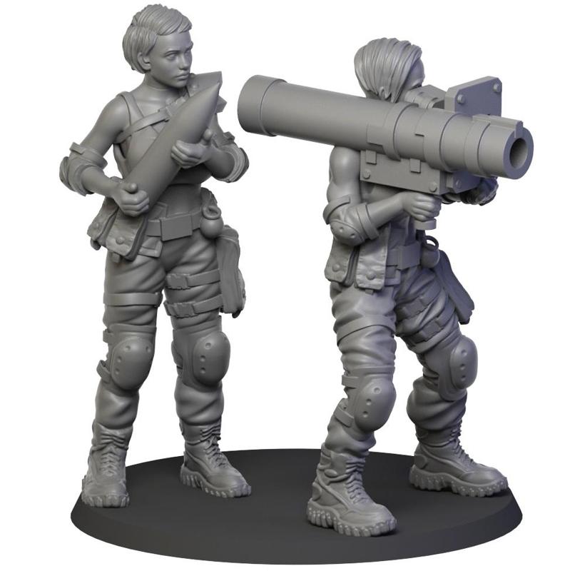 Rocket launcher team
